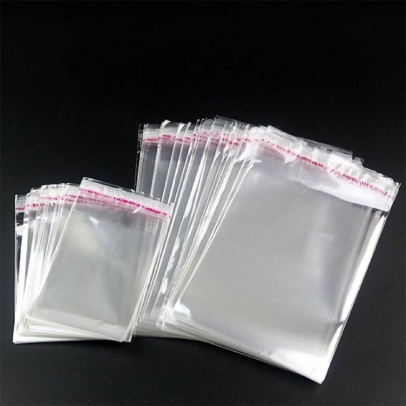 500gr túi bóng nilong dán miệng đựng quần áo,khẩu trang ,hàng hóa đa dạng - Quán nào cũng cần