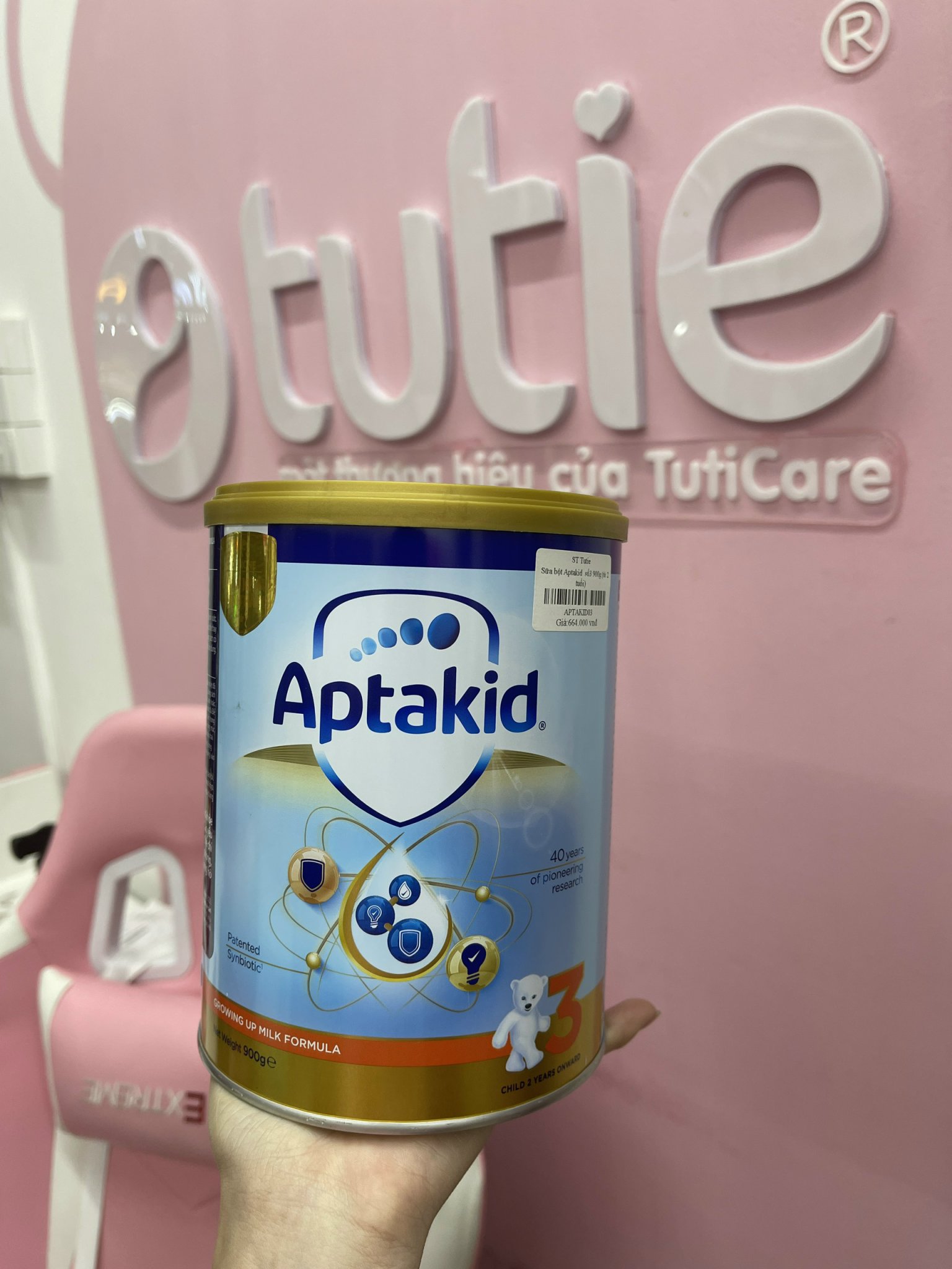 Sữa Aptakid New Zealand số 3 900g (Trên 2 tuổi)