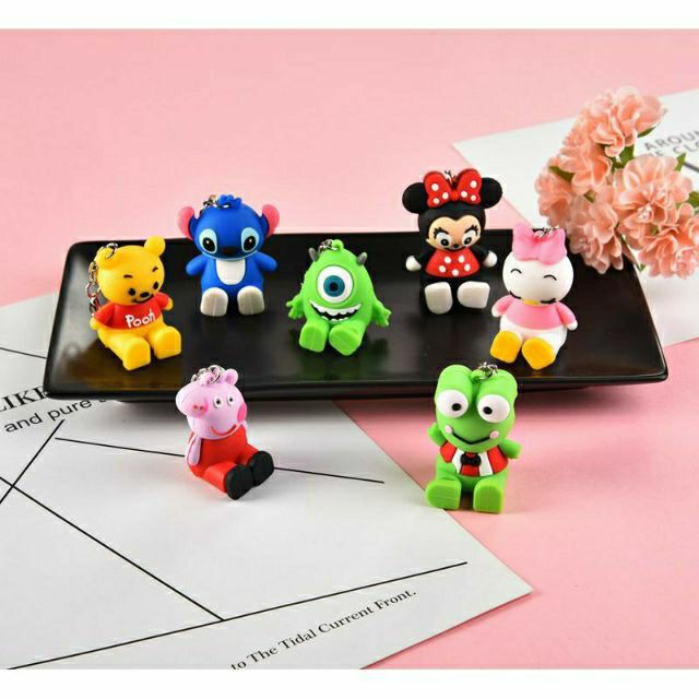 Móc khóa hoạt hình 3D cực đẹp