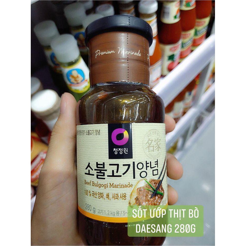 Sốt ướp thịt nướng Daesang chuân vị Hàn Quốc 280g