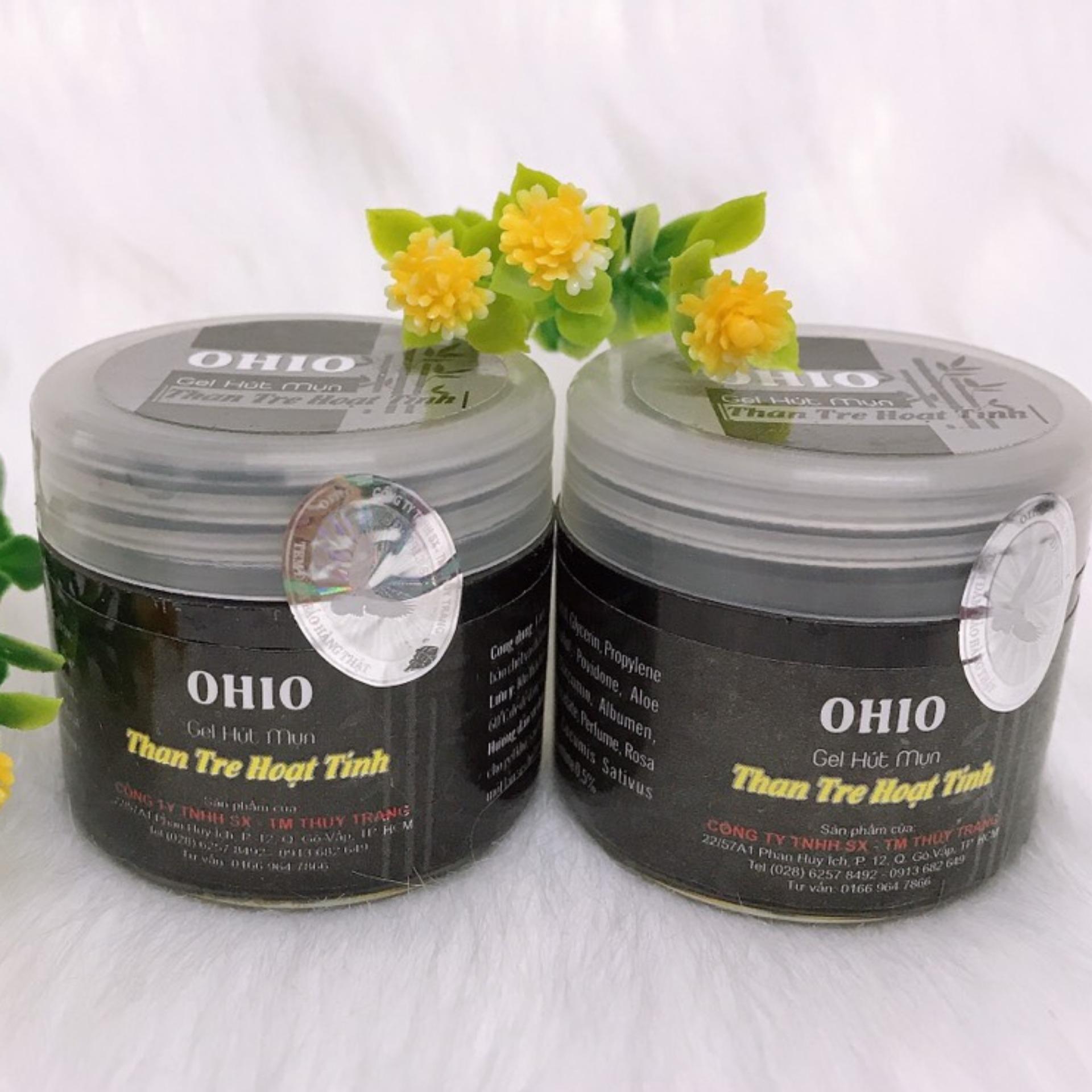 [HCM]Gel Lột Mụn Than Tre Hoạt Tính OHIO Hút Tận Gốc Bụi Bẩn Mụn Cám Mụn Trứng Cá Mụn Đầu Đen