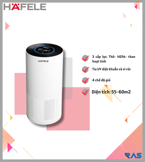Máy lọc không khí phòng 50 - 60 m​2 cf-8209 hafele 537.82.700