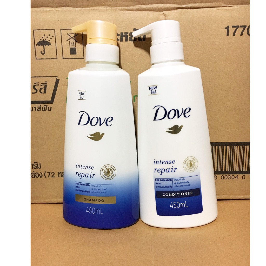 Dầu Gội xả Dove Thái lan ( dầu gội 480 ml - Dầu xả 460ml)