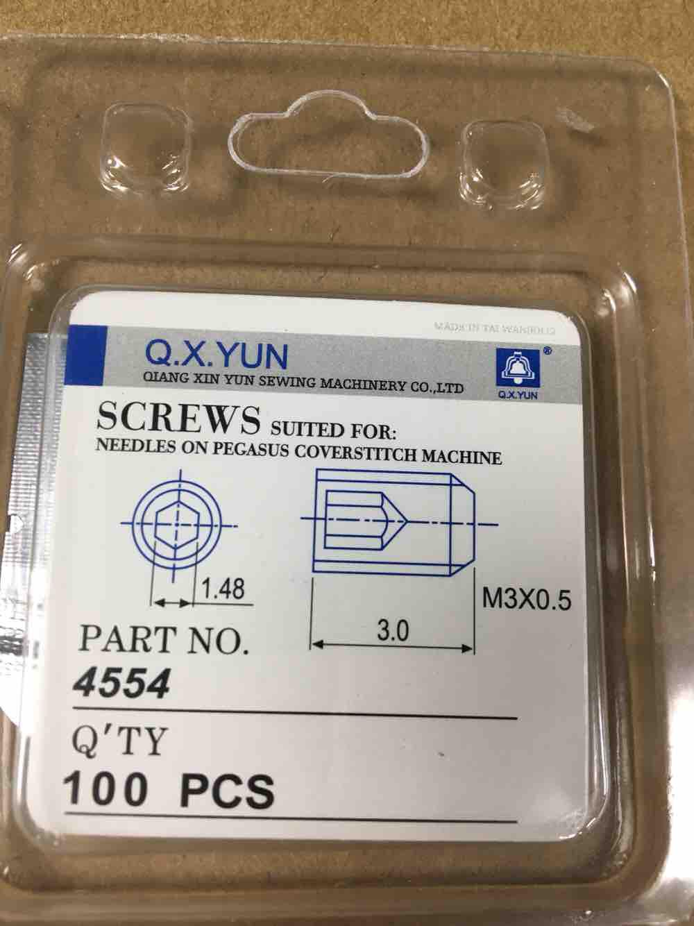 Ốc trí kim vắt sổ 1.5 lục giác 4554