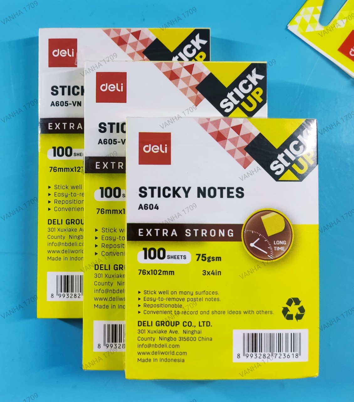 Deli a004/a604 & a005/a605 tập giấy ghi chú, ghi nhớ sticky notes