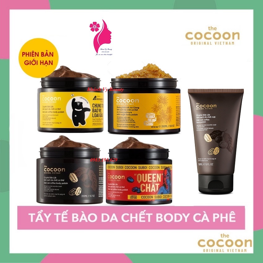Tẩy Da Chết Cocoon Dak Lak Coffee Body Polish 200ml