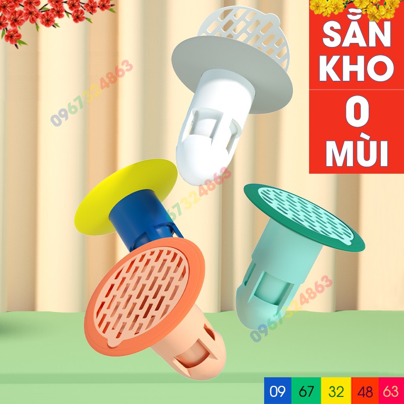 Nắp bịt cống chặn mùi hôi CAO CẤP bộ nắp phễu thoát sàn chống trào ngược ngăn côn trùng khử mùi đường thoát nước