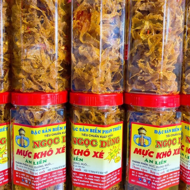 Mực Khô Xé Sợi ( ăn liền ) HSD 12 tháng. Sản phẩm chính hãng mua nhiều giảm giá