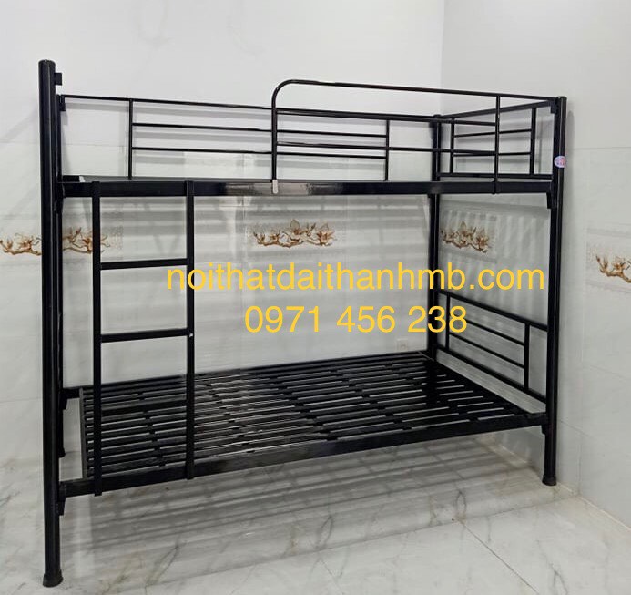 Giường sắt 2 tầng cao cấp ngang 1m Hà Nội