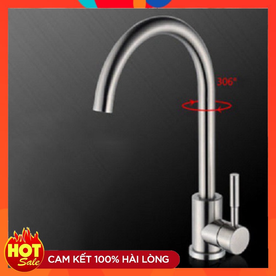 Vòi rửa chén | Vòi Rửa Bát Nóng Lạnh Inox 304 Giormani VRB 03 tăng đôi dây cấp nước