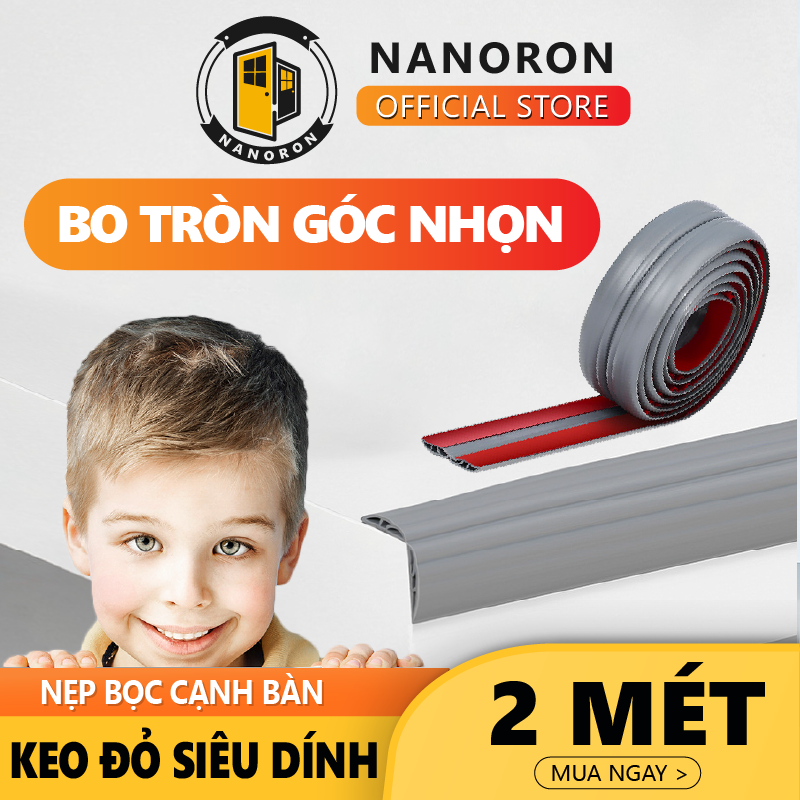 Cuộn Xốp Bọc Cạnh Bàn Đa Năng Dài 2M An Toàn Cho Bé NANORON Cuộn Dây Cao Su Chiếc Lá Bịt Góc Cạnh Nhọn Bàn Ghế Tường Tủ Bảo Vệ Cho Trẻ