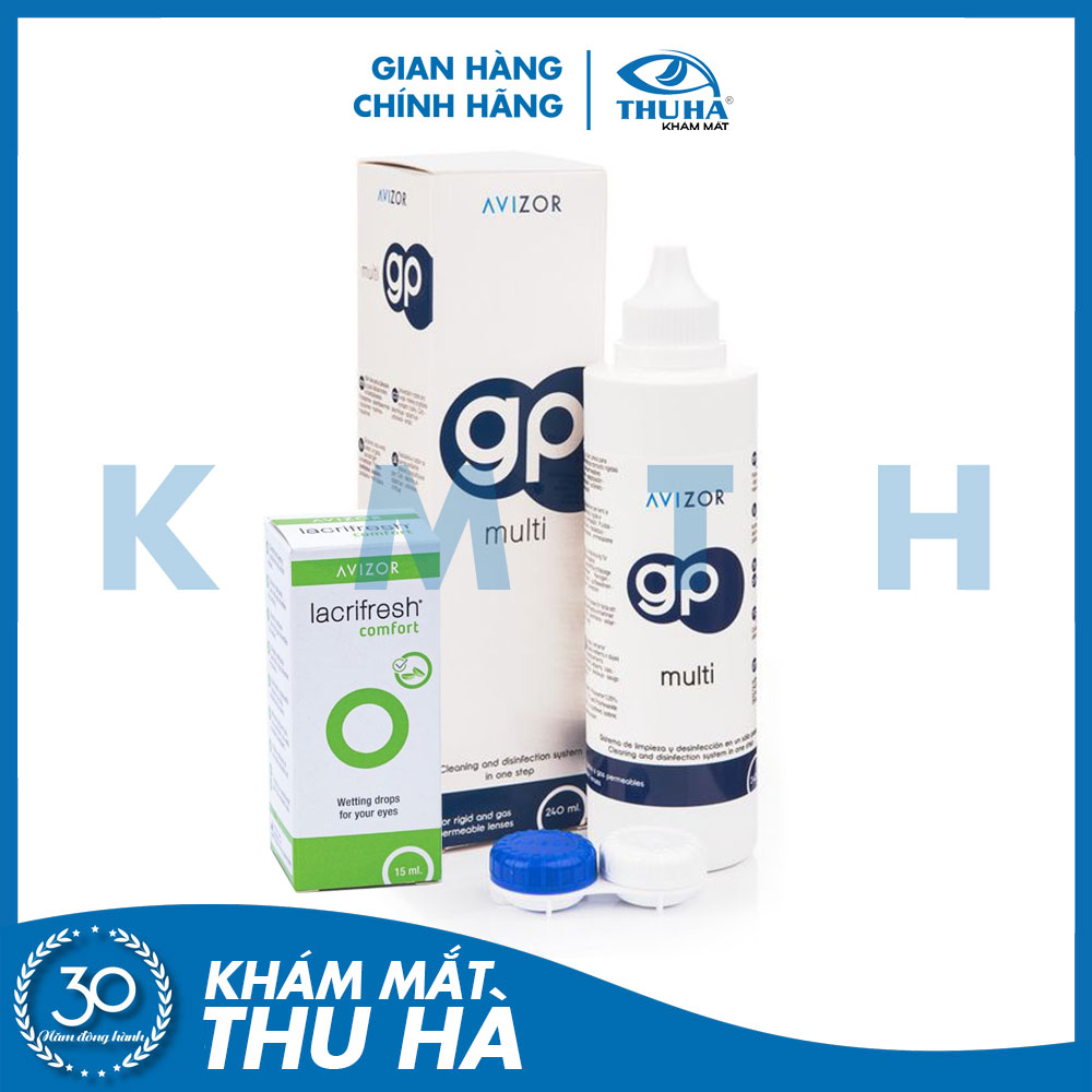 AVIZOR Combo - Bộ sản phẩm Ngâm nhỏ kính áp tròng cứng Ortho-K