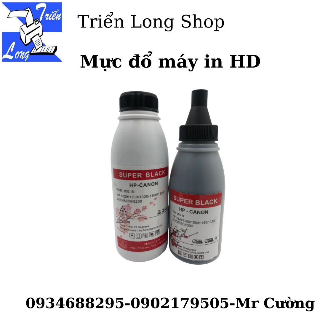 Combo 5 chai Mực in canon 2900 chai trắng-chai cao
