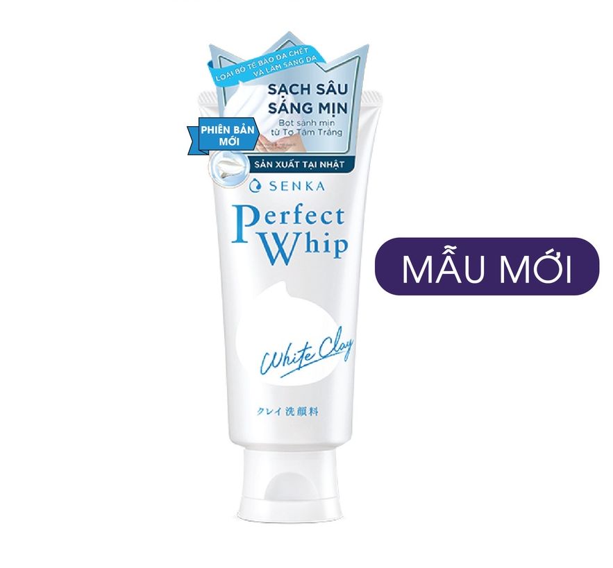 [HCM]Sữa rửa mặt SENKA đất sét trắng sạch sâu 120ml