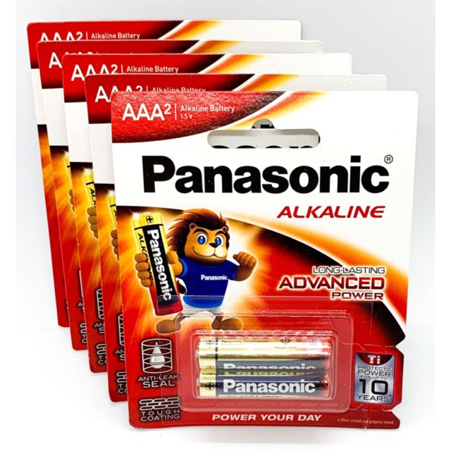 5 đôi pin aaa panasonic alkaline - hàng chính hãng