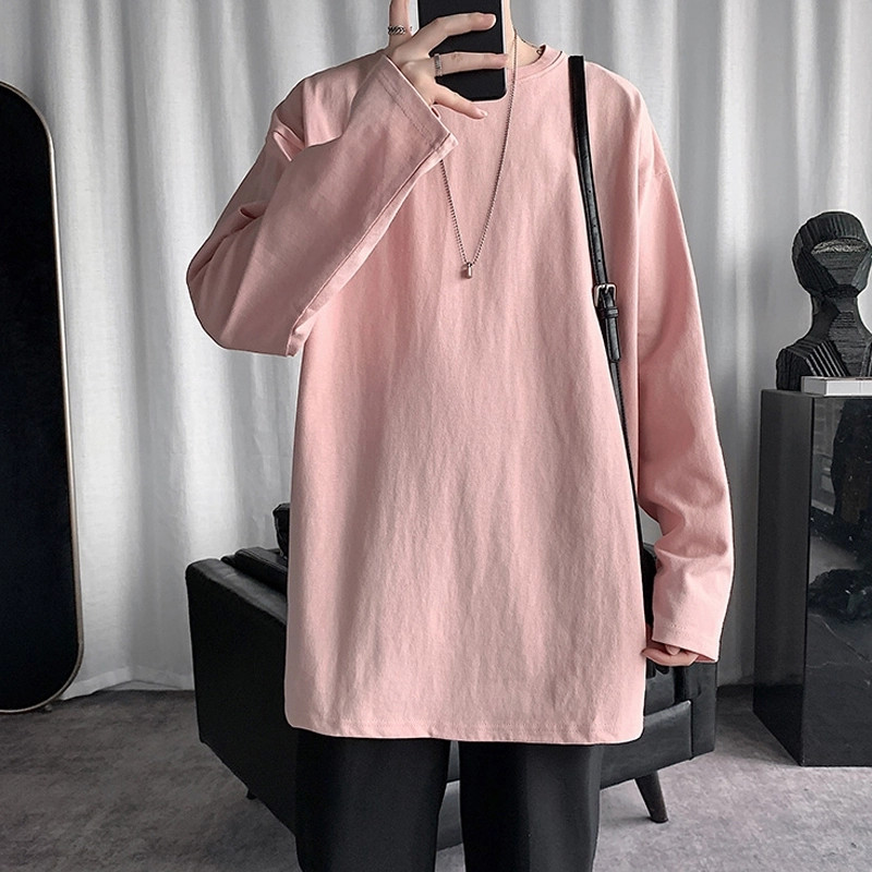 Áo thun nữ tay dài form rộng trơn basic hàn quốc mơi nhất - clitus fashion