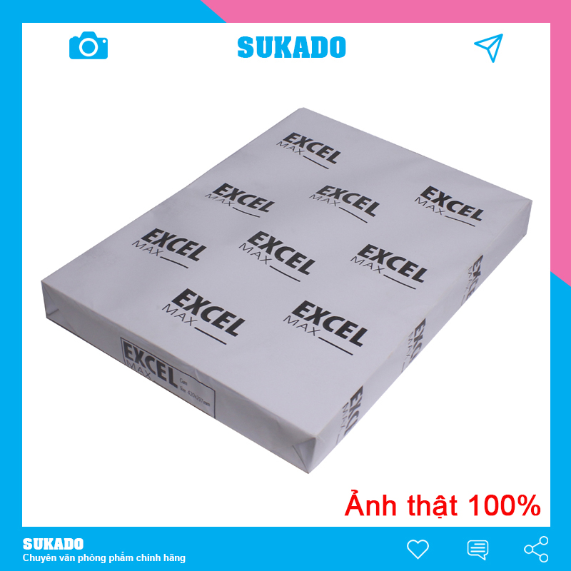 Giấy a3 excel 80gsm dày 500 tờ xuất xứ thái lan sukado