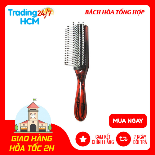 Lược Chải Tóc Tiện Dụng Bỏ Túi Màu Đỏ Mận nội địa Nhật Bản