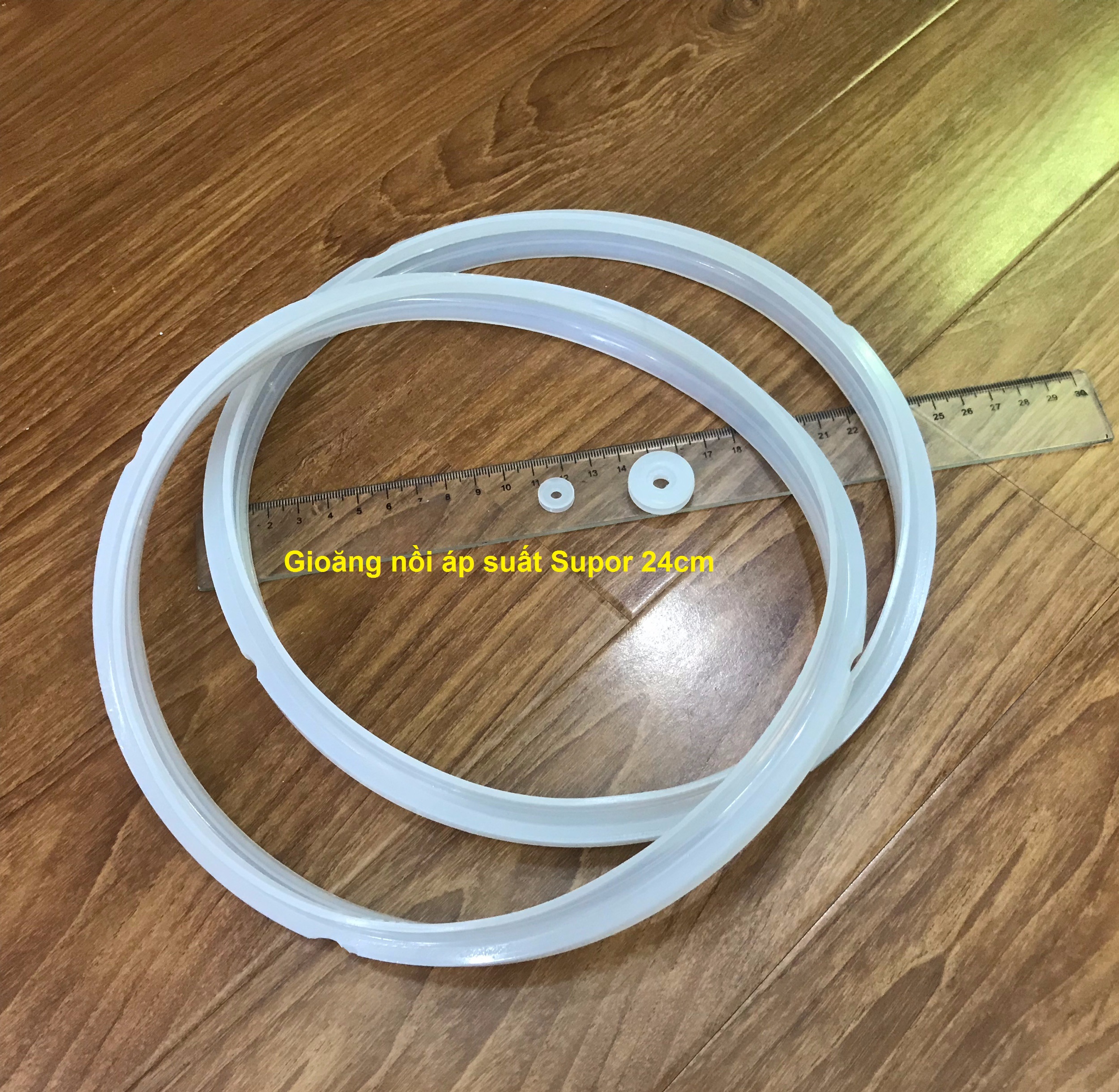 Combo 3 gioăng nồi áp suất điện Supor 5L, 6L - Gioăng cao su nồi áp suất đa năng 24cm