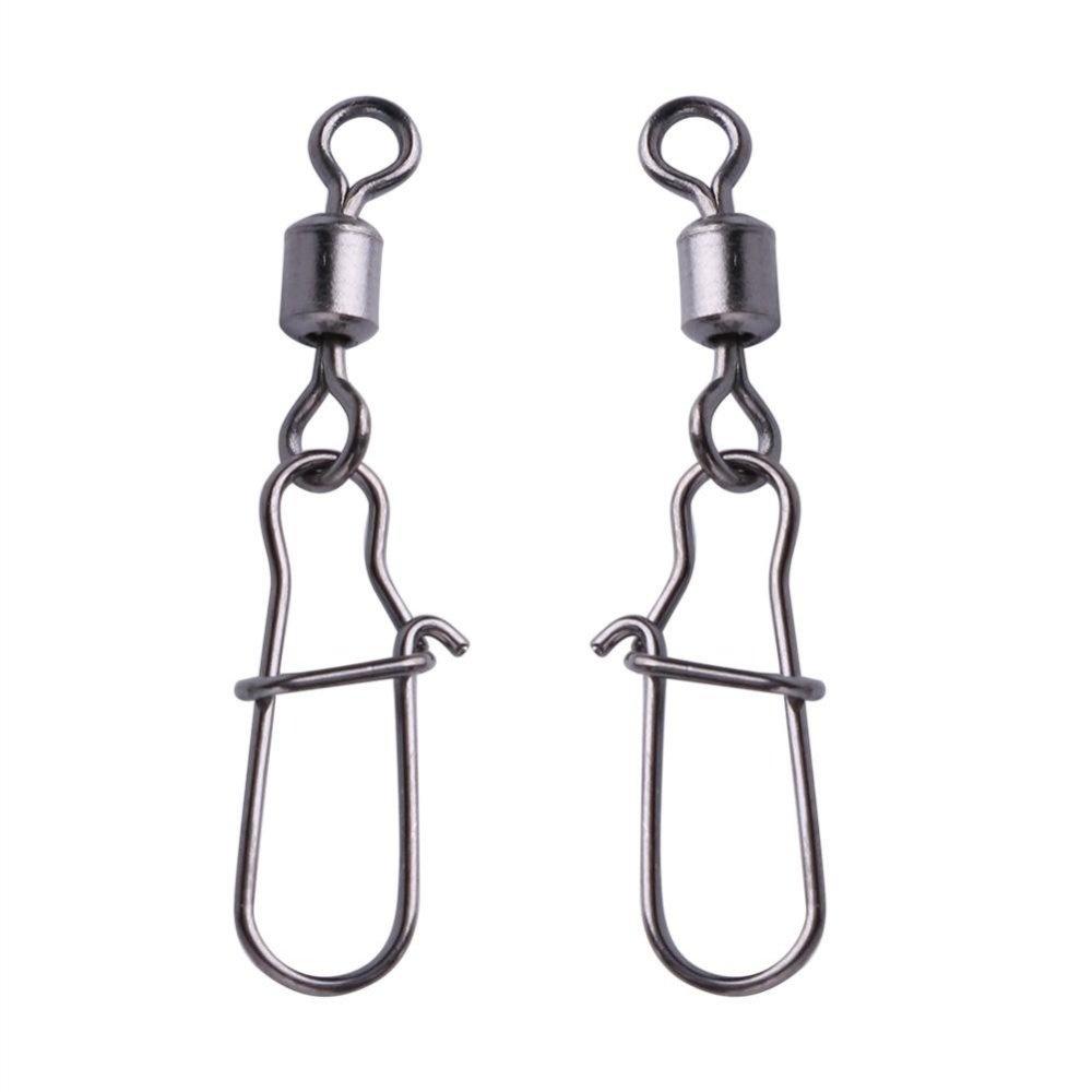 Bộ combo 30 cái khóa ma ní thép câu cá số 5