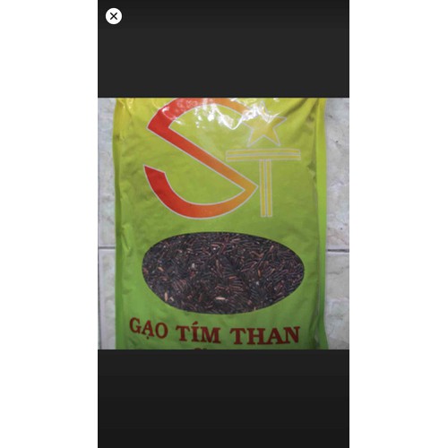 Gạo Tím Than ST24-Gạo Thơm Ông Cua