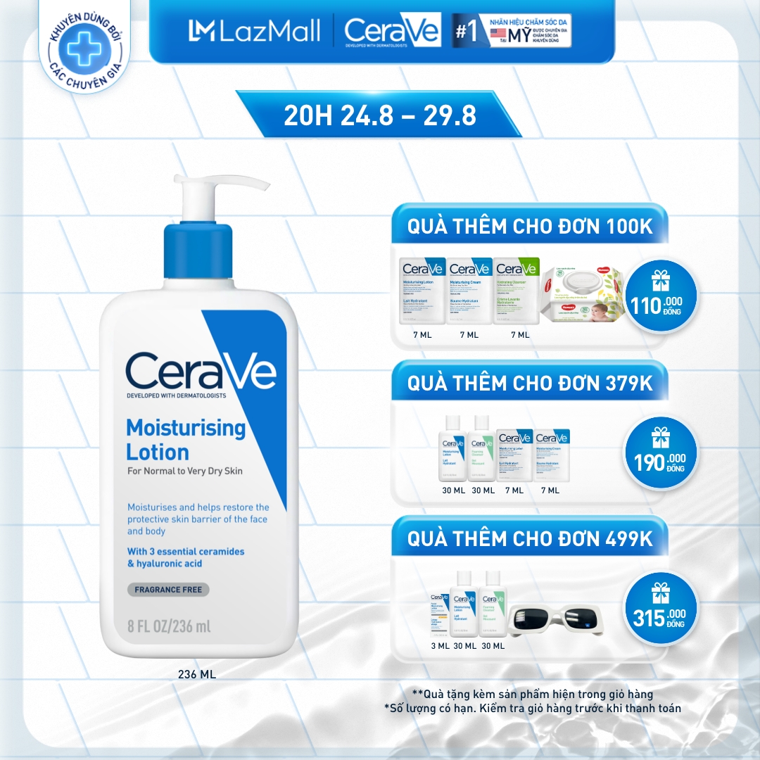 Sữa dưỡng ẩm toàn thân Cerave Daily Moisturizing Lotion 236ML