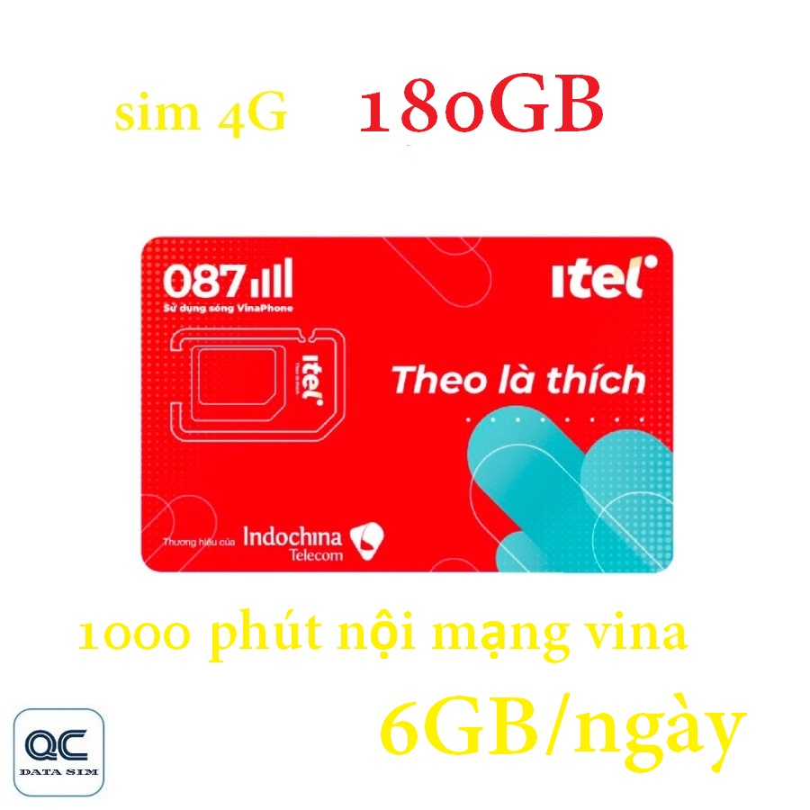 FREESHIP - CHƯA KÍCH HOẠT Sim 4G thần tài 180GB gọi vinaphone miễn phí
