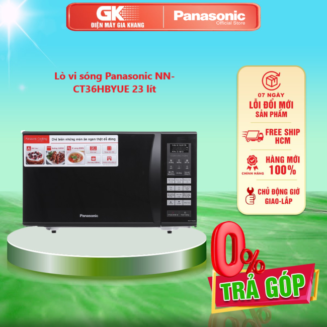 Lò vi sóng panasonic nn-ct36hbyue 23 lít - giao toàn quốc - freeship hcm