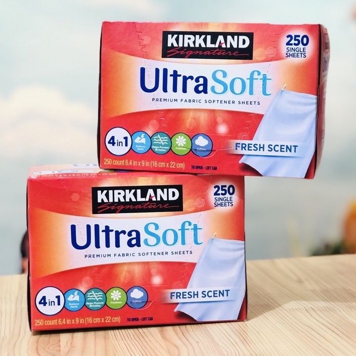 Giấy thơm quần áo kirkland ultra soft 250 tờ
