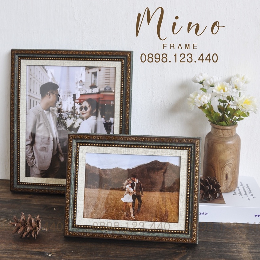 Khung Ảnh Gỗ Nhiều Kích Thước Trang Trí Phòng Khách, Phòng Ngủ Mino Frame
