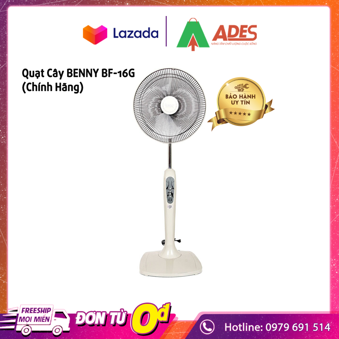 Quạt cây benny bf-16g - bh 12 tháng