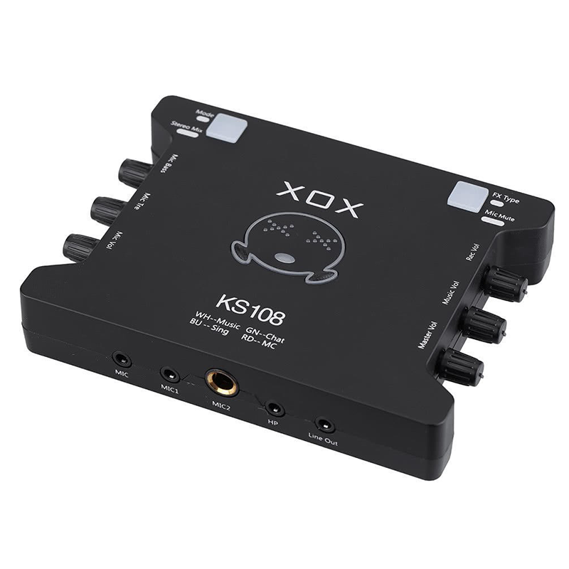 Bộ sound card XOX KS108 / K10 BH 12 tháng 1 đổi 1