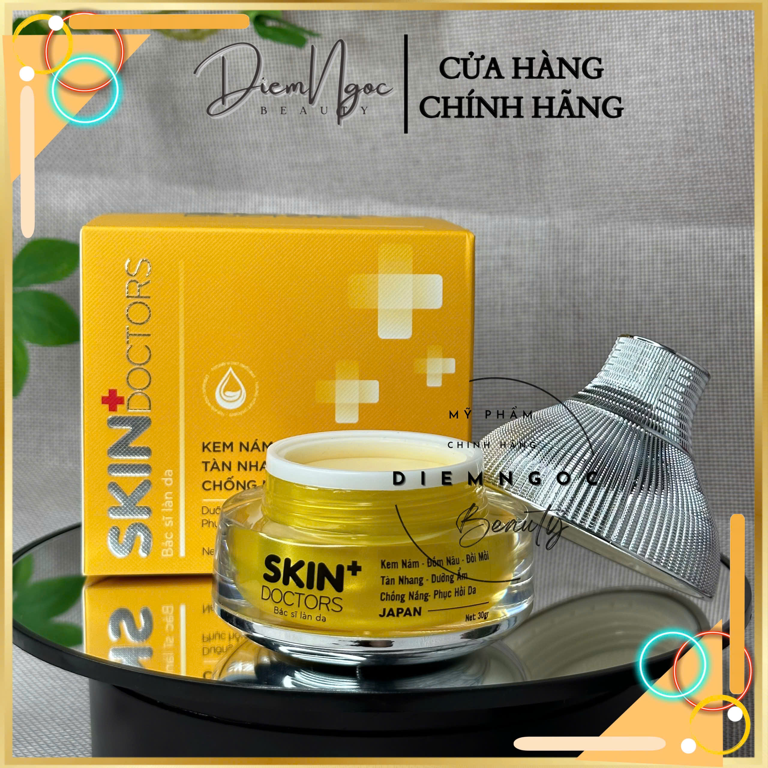 Kem Skin Doctors Nhật Bản Ngừa Nám, Tàn Nhang, Đồi Mồi, Đốm Nâu, Dưỡng Ẩm, Chống Nắng, Phục Hồi Da 30g