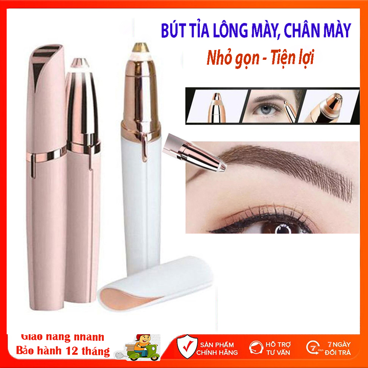 Bút tỉa lông mày cao cấp, máy tỉa lông mày Flawlbss chuyên nghiệp, bút tỉa chân mày thiết kế nhỏ gọn, dễ sử dụng tiện lợi hơn dao cạo lông mày, chân mày, dao tỉa lông mày Alin