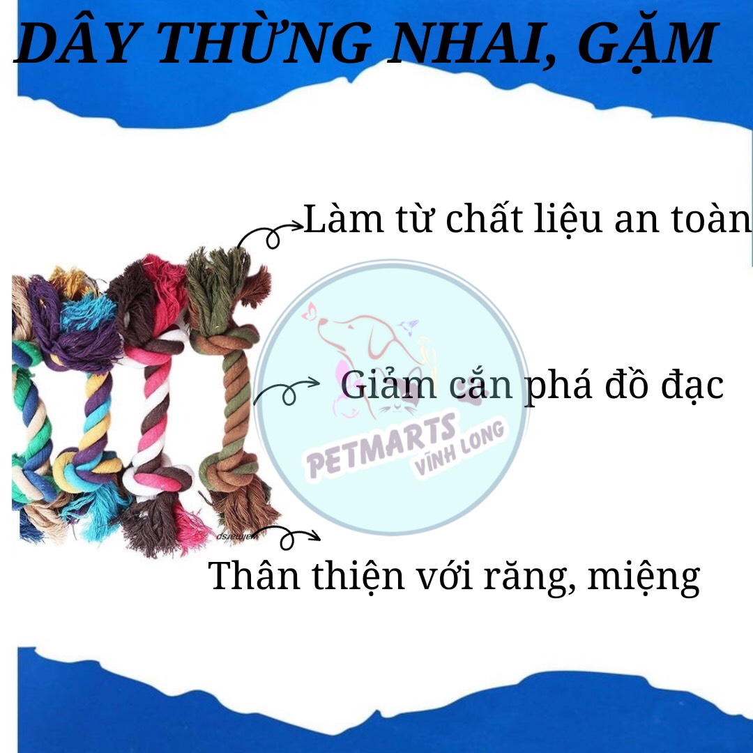 Đồ chơi dây thừng gặm cho chó