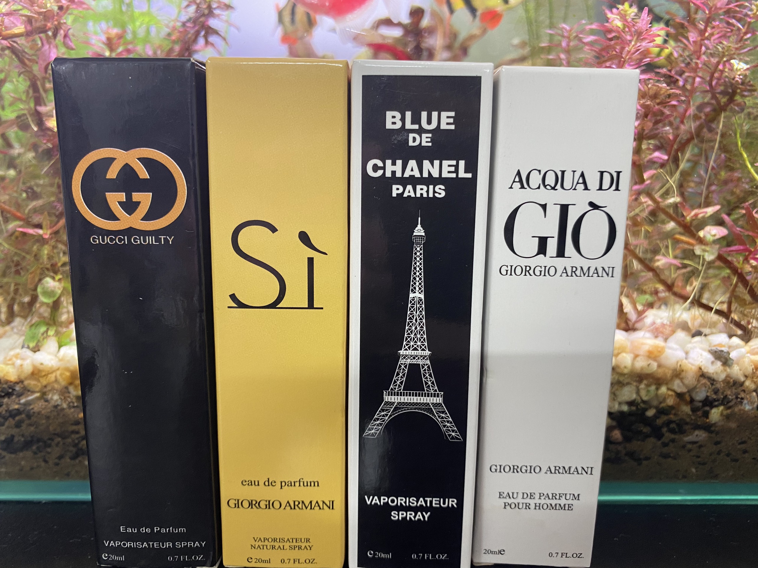 Combo 4 chai nước hoa 20ml thương hiệu lớn dùng cả năm cho nam, nước hoa nam mini, nước hoa nam giá rẻ