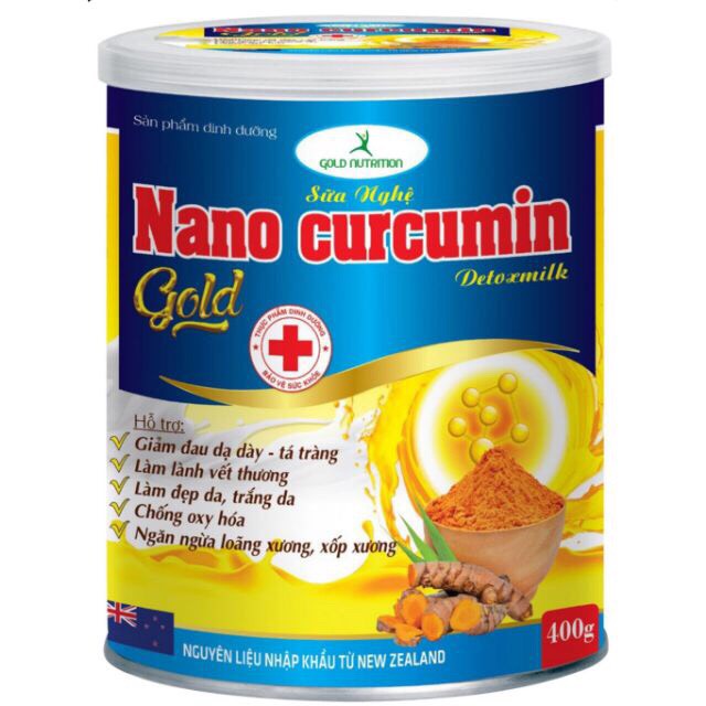 Sữa nghệ nano curcumin gold +mua hàng tặng quà