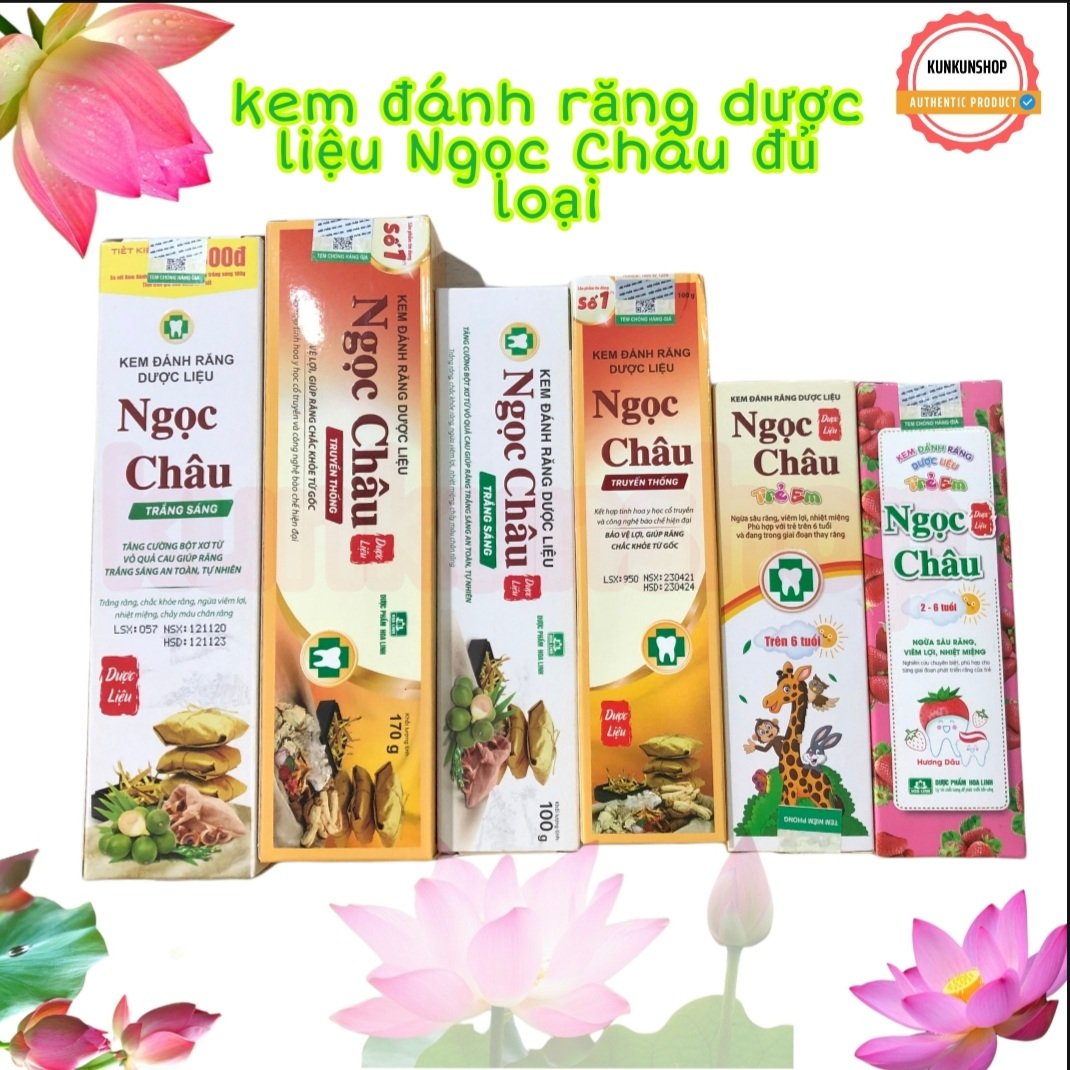 Kem đánh răng dược liệu ngọc châu