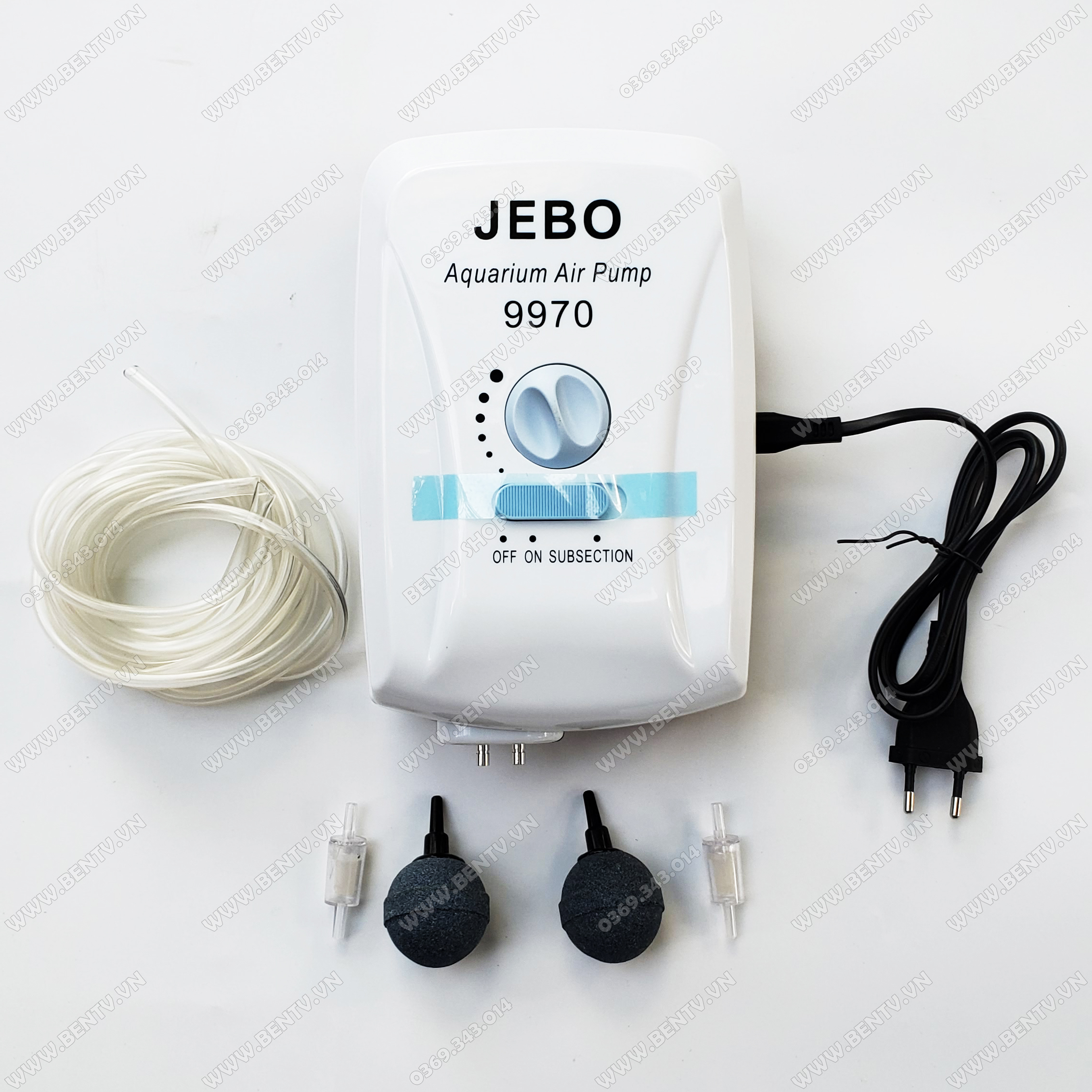 Máy sủi Tích Điện JEBO 9970 - Sủi Oxy Mini AC/DC