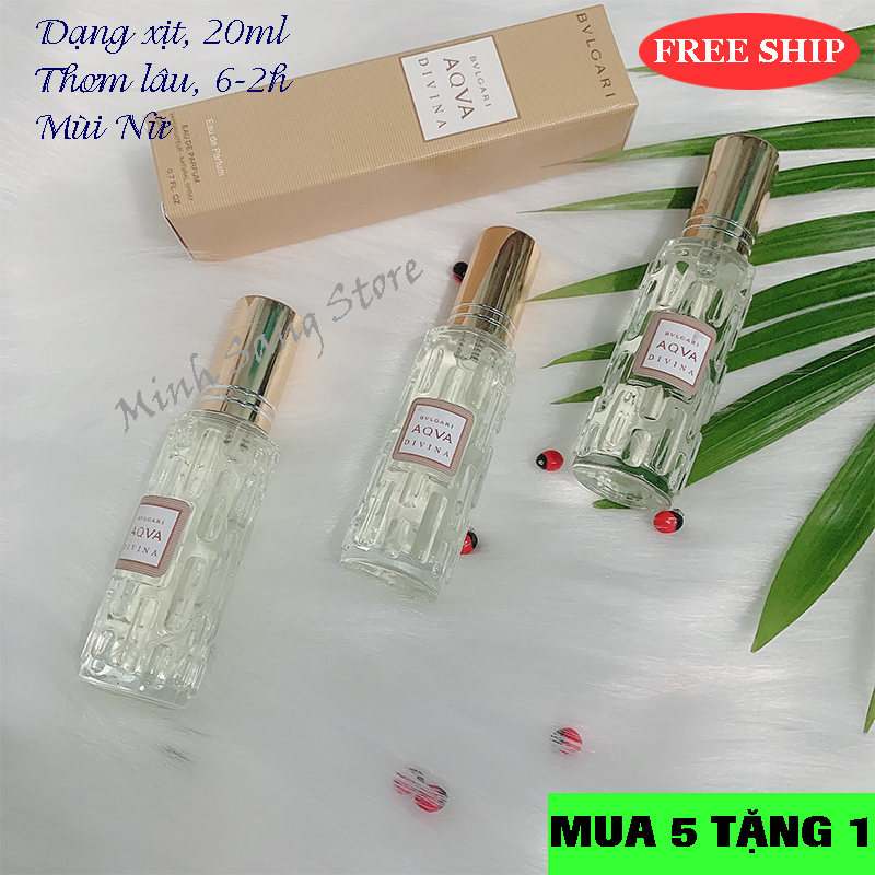 Nước hoa nữ cao cấp aqua 20ml lưu hương 4-12h