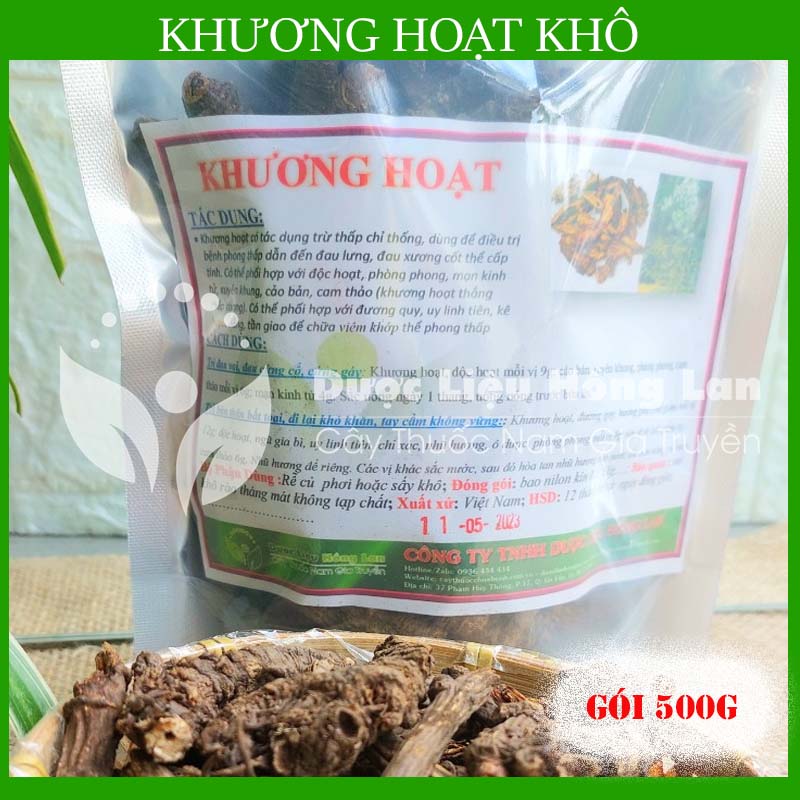 ✅ 500g khương hoạt khô đẹp loại 1
