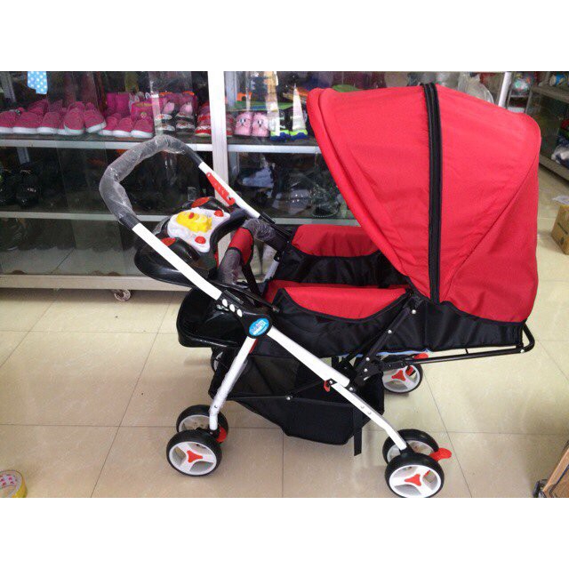 Xe đẩy cho bé - xe đẩy cho bé cao cấp gấp gọn siêu nhẹ - 2 chiều 3 tư thế