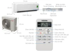 [HCM]Máy lạnh Toshiba Inverter 1 HP RAS-H10D2KCVG-V Mới 2020