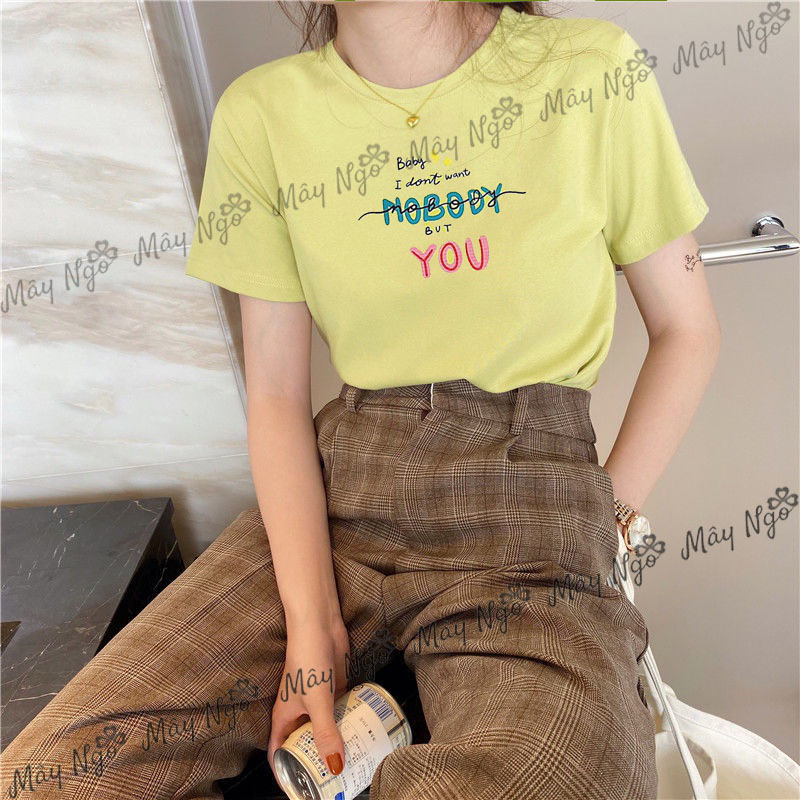 Áo thun nữ áo phông ôm dáng vải thun thái xịn đẹp