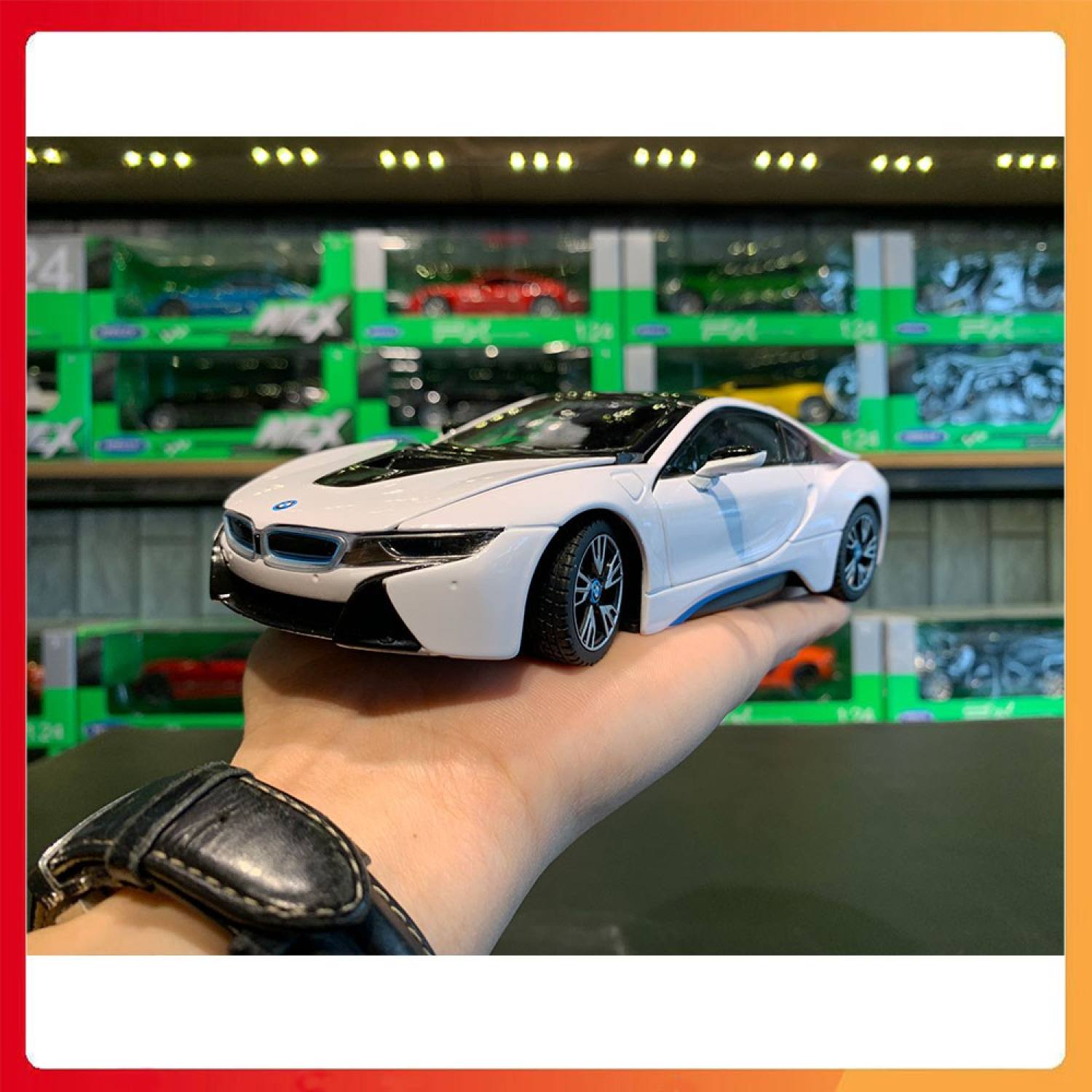 Xe mô hình bmw i8 tỉ lệ 1:24 rastar