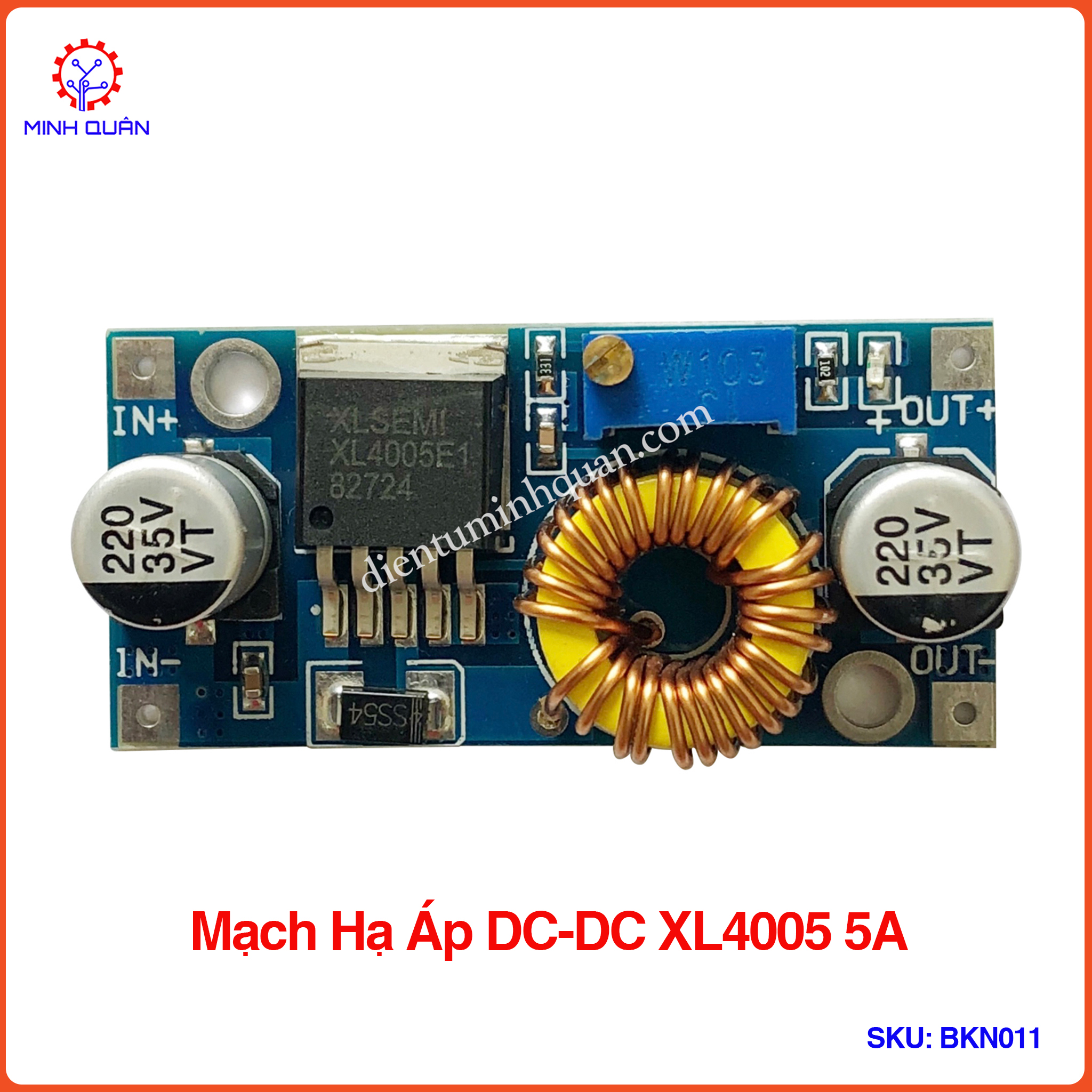 Mạch hạ áp dc-dc xl4005 5a