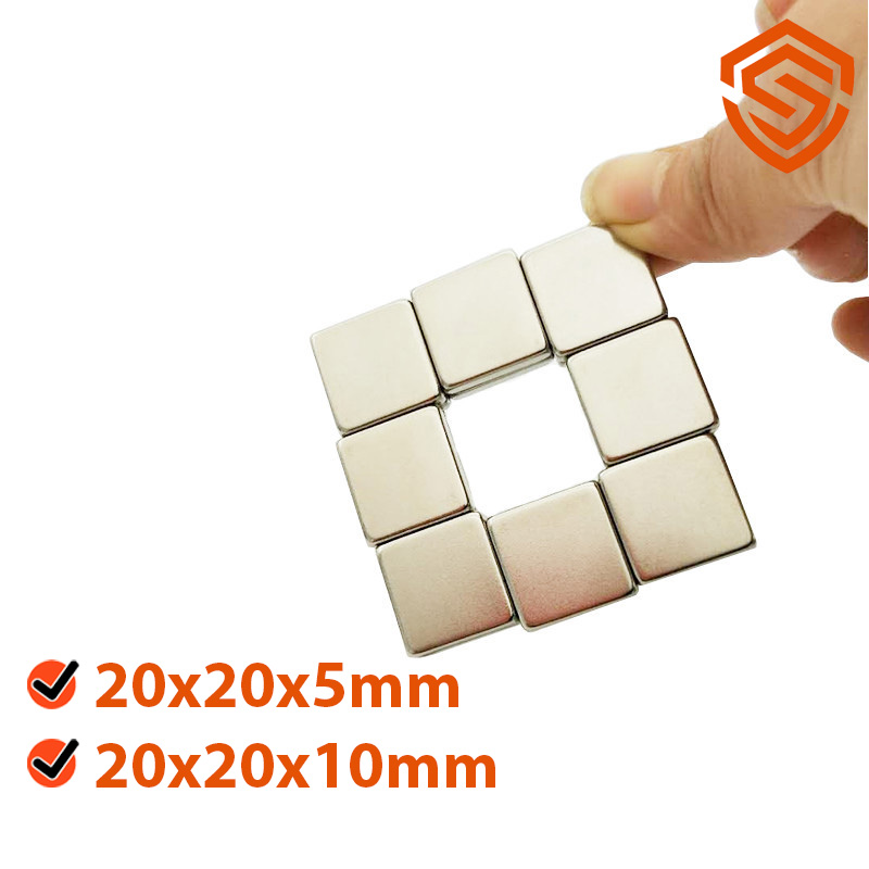Nam châm 20x20x5/10mm