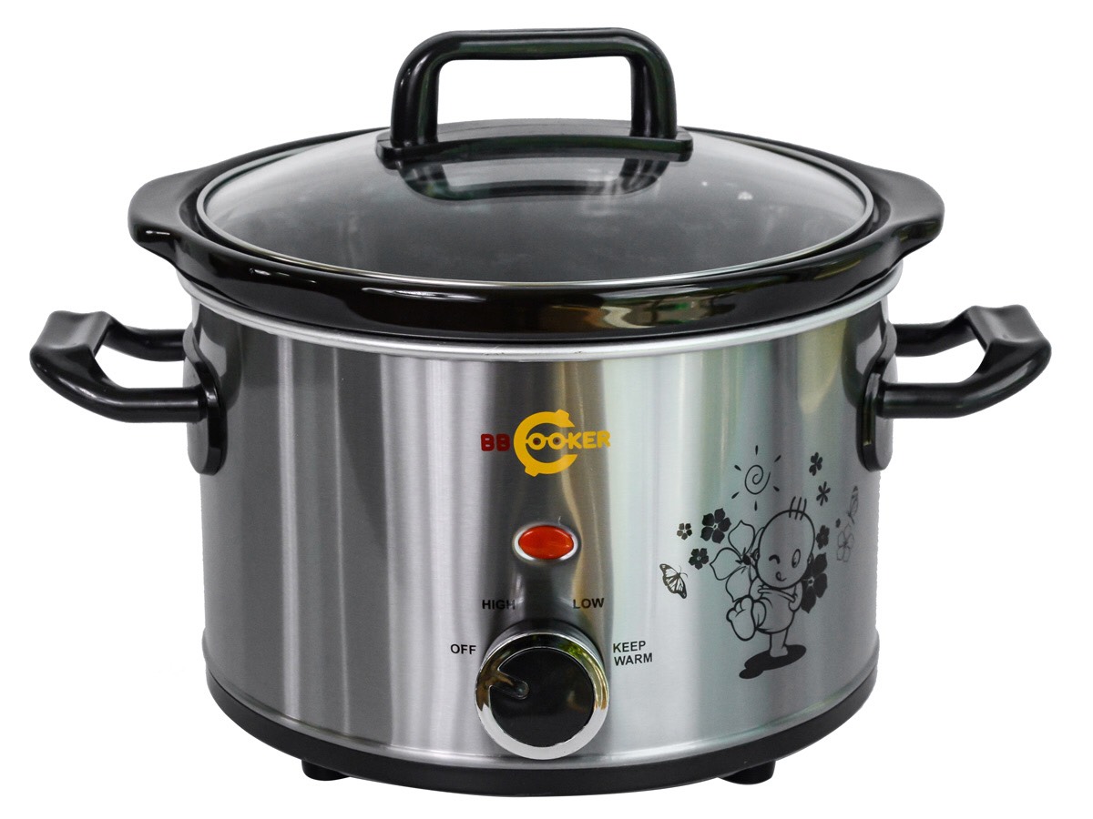 Nồi nấu chậm nồi kho cá nồi chưng yến nồi hầm chậm đa năng bbcooker bs25, bảo hành 12 tháng