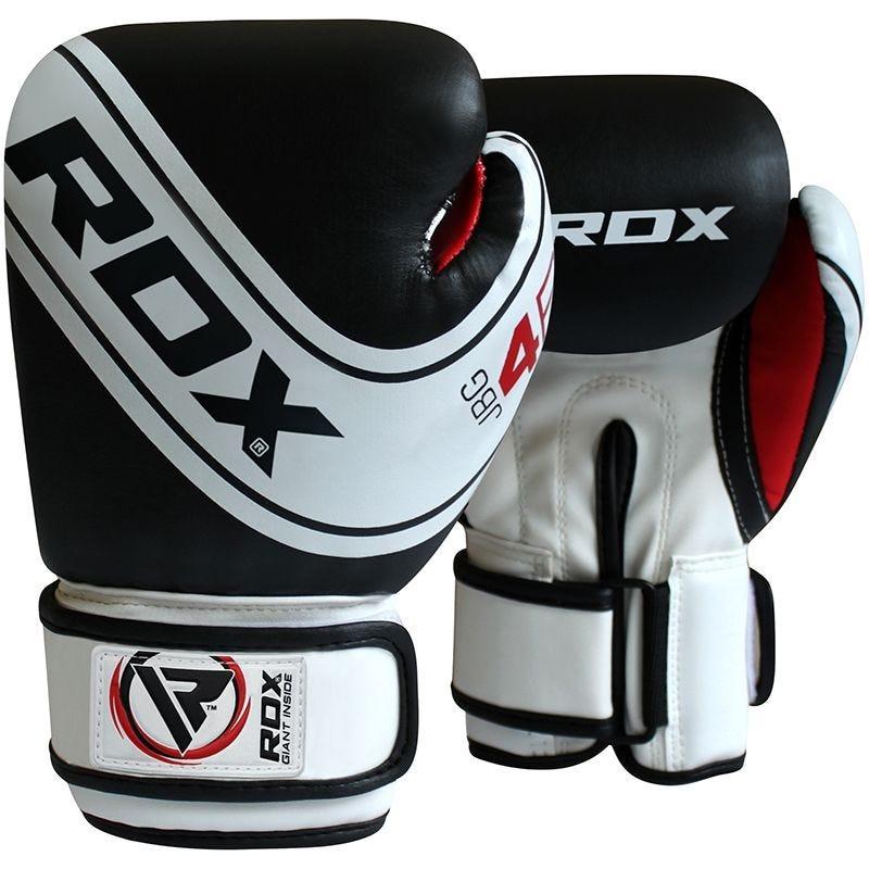 Găng tay rdx boxing glove kids white/black 6oz -jbg-4b-6oz