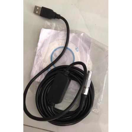 Cáp Trút Máy Toàn Đạc Leica - Cáp Trút Số Liệu Cổng Usb|Đen